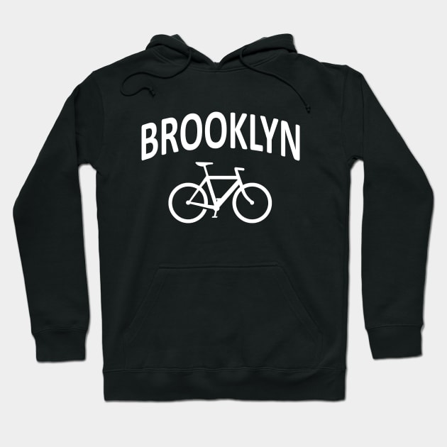 I Bike Brooklyn Hoodie by robotface